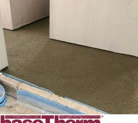 baseTherm®_seamless, void-free poured floor insulation