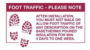 Enjoy your baseTherm_please stay off the floor min 4 days to one week to allow to fully dry