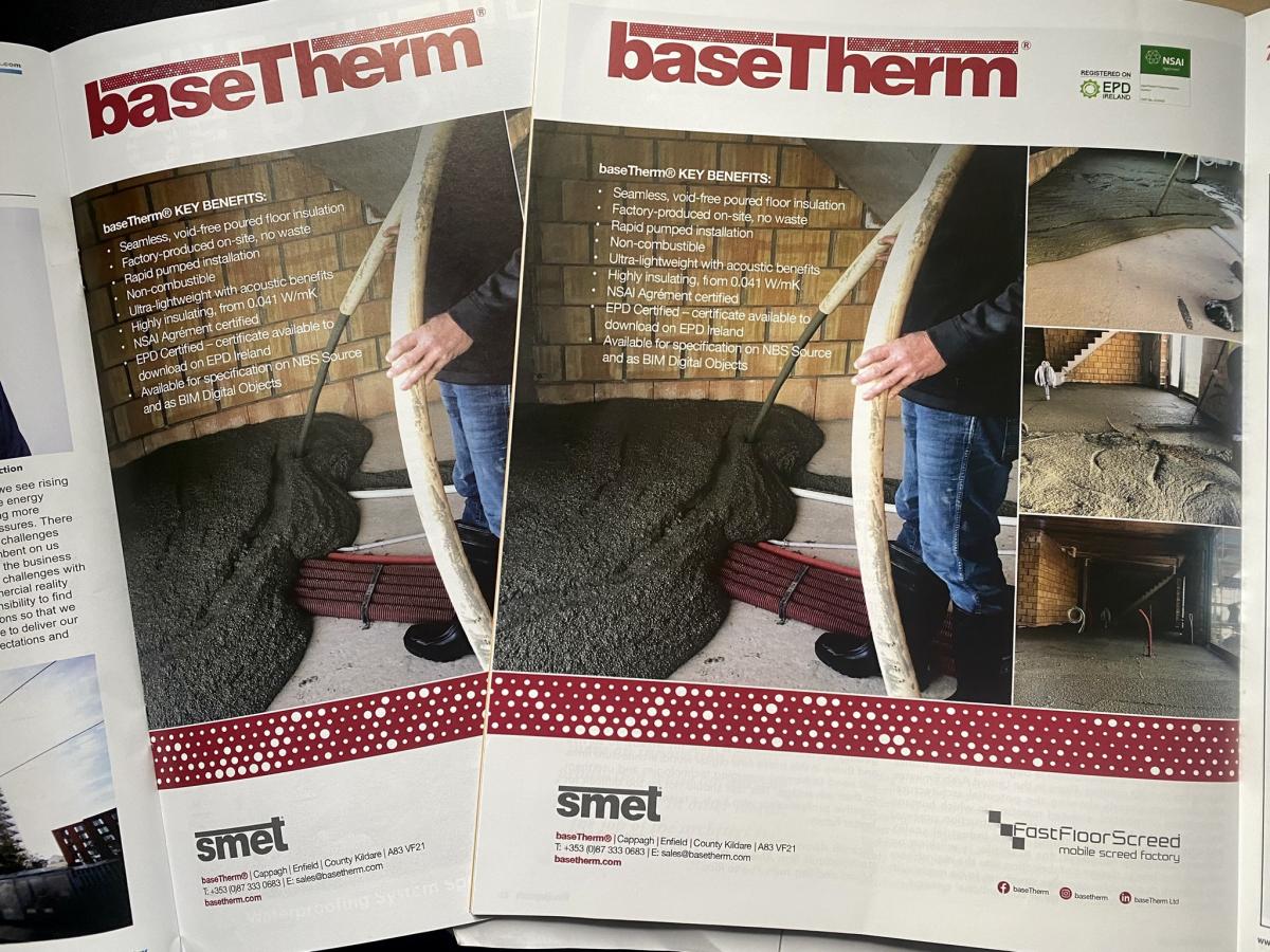 baseTherm® Floor Insulation_Plan Magazine Irish Construction Industry Magazine Nov 22